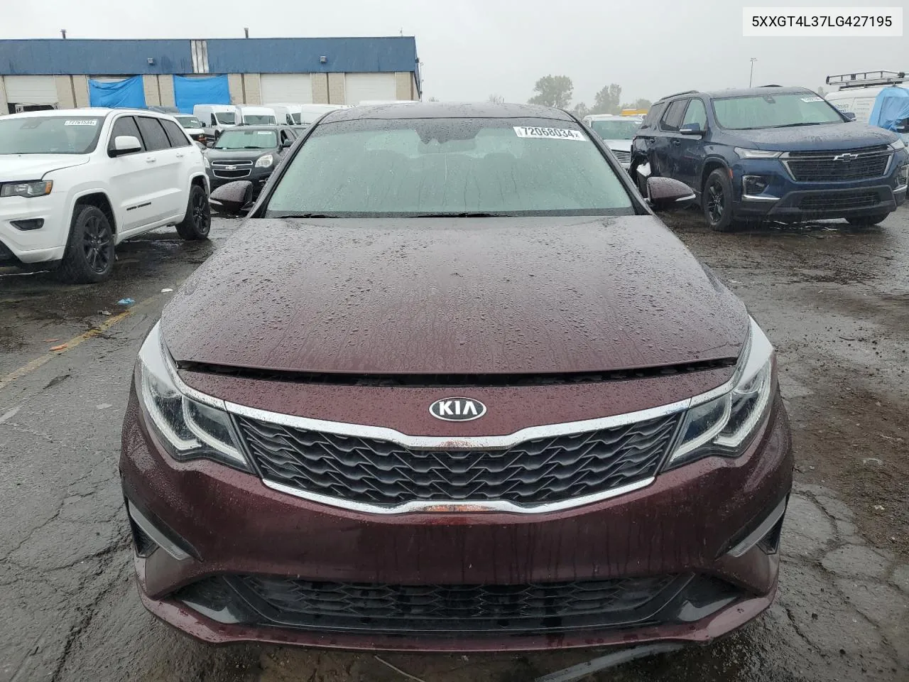 2020 Kia Optima Lx VIN: 5XXGT4L37LG427195 Lot: 72068034