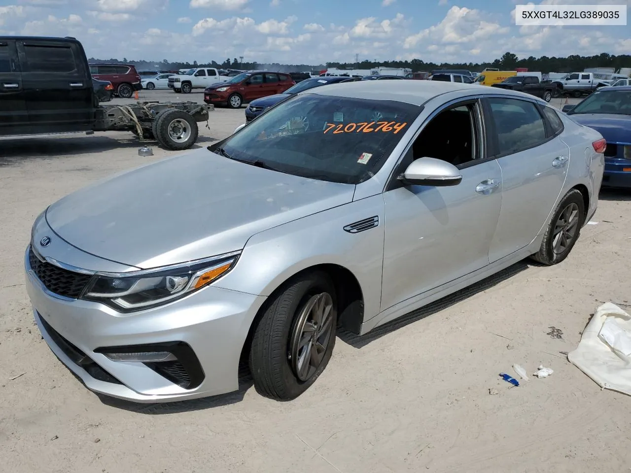 2020 Kia Optima Lx VIN: 5XXGT4L32LG389035 Lot: 72076764