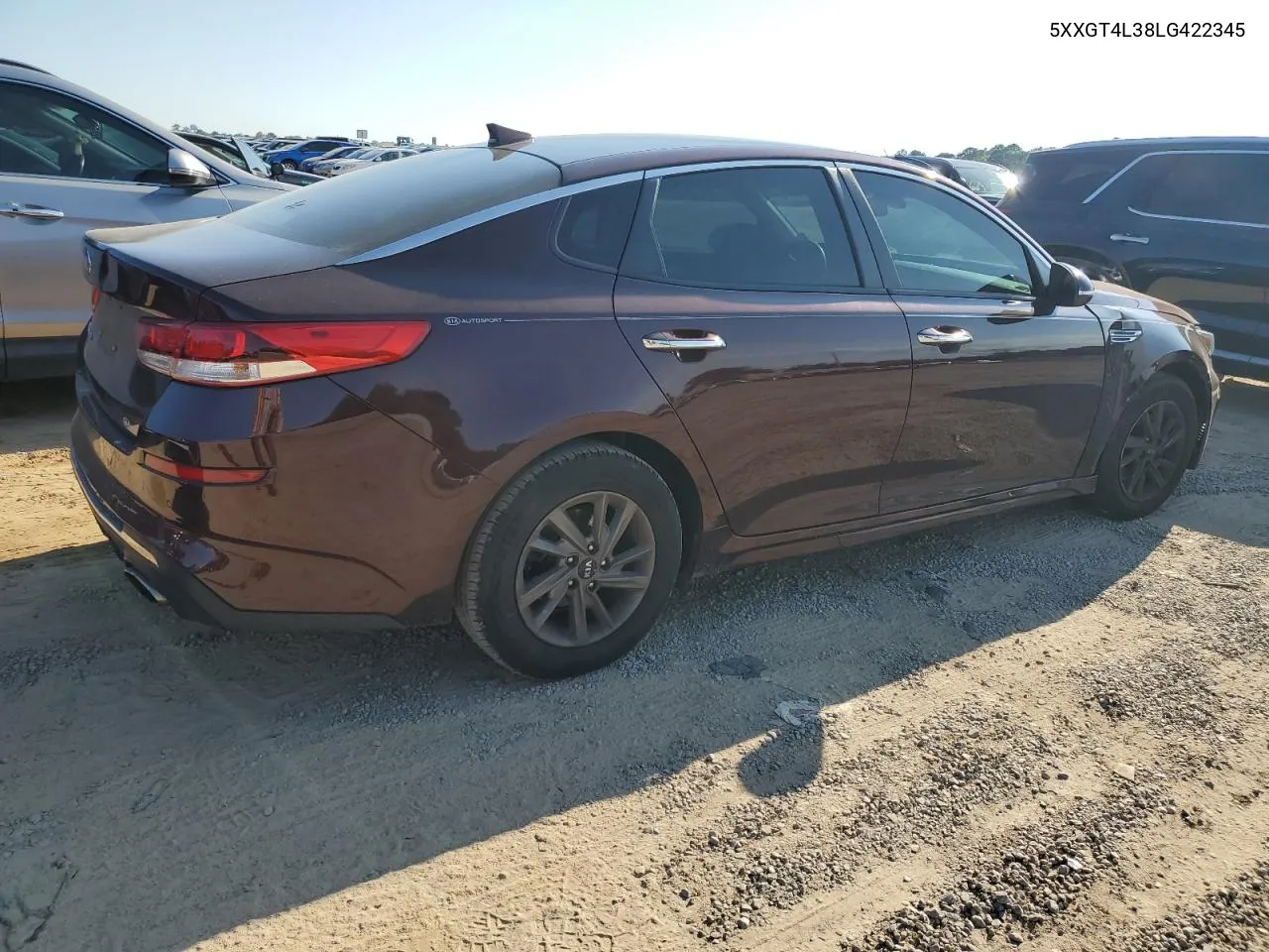 2020 Kia Optima Lx VIN: 5XXGT4L38LG422345 Lot: 72226244