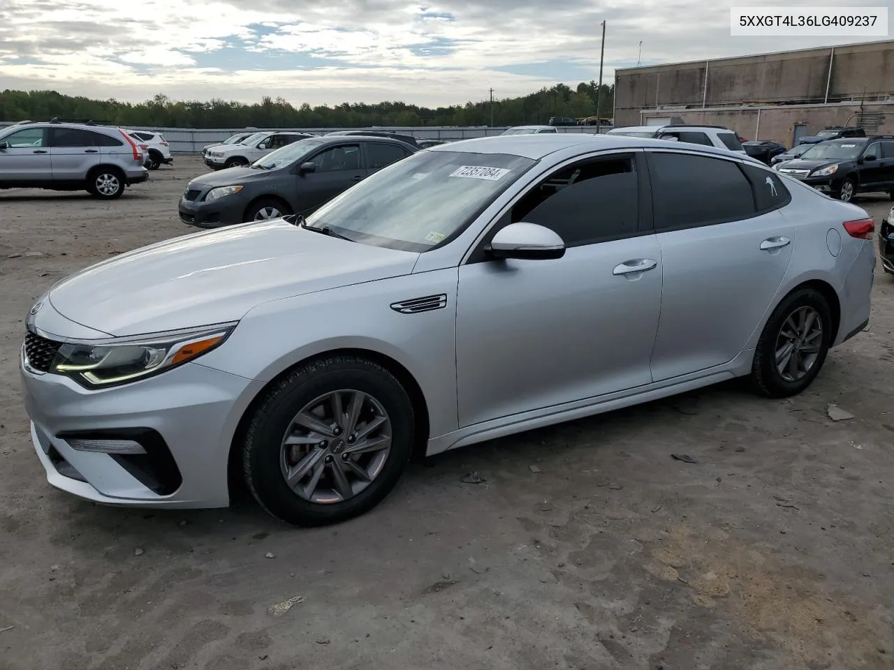 2020 Kia Optima Lx VIN: 5XXGT4L36LG409237 Lot: 72357084