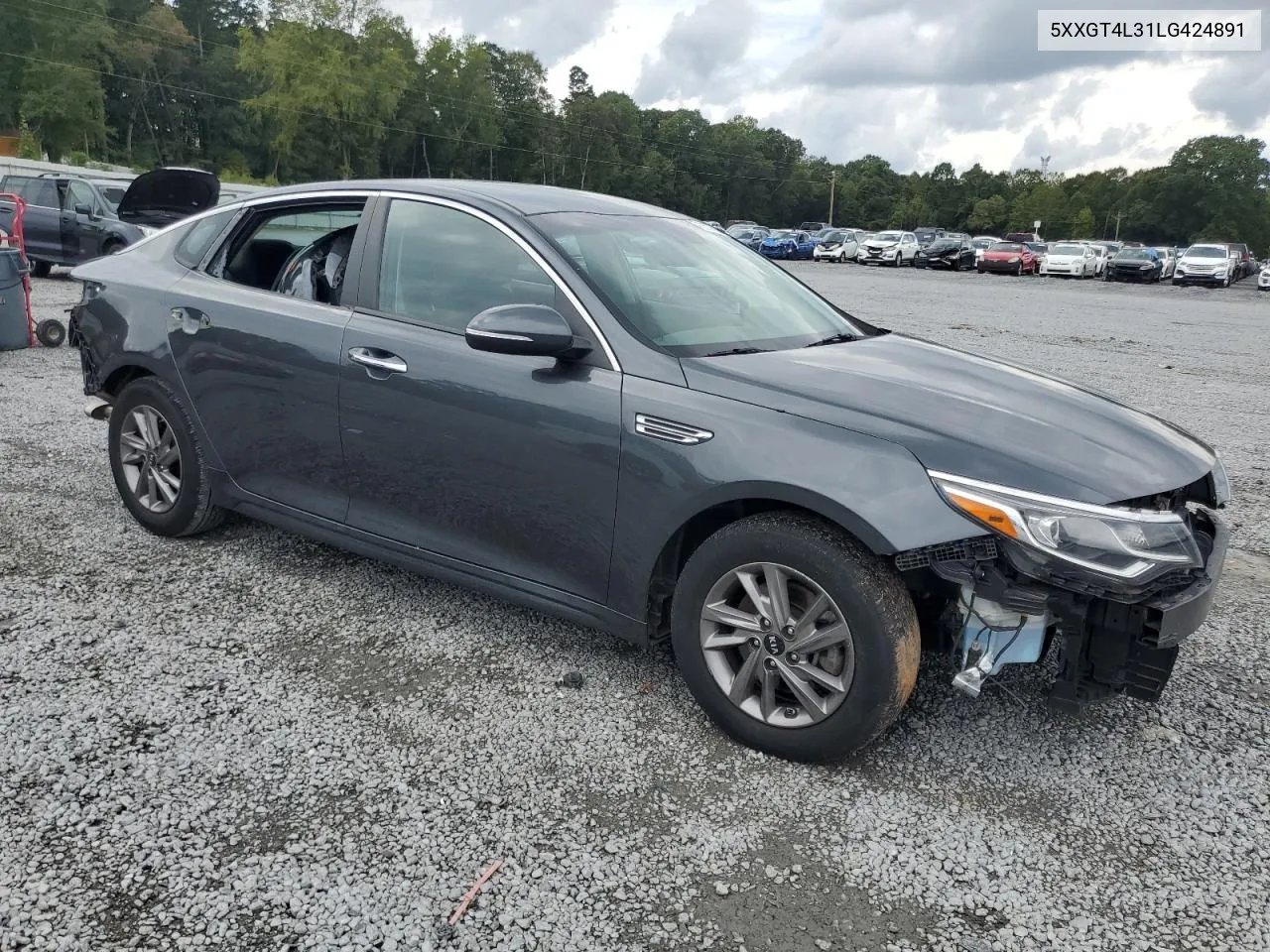 5XXGT4L31LG424891 2020 Kia Optima Lx