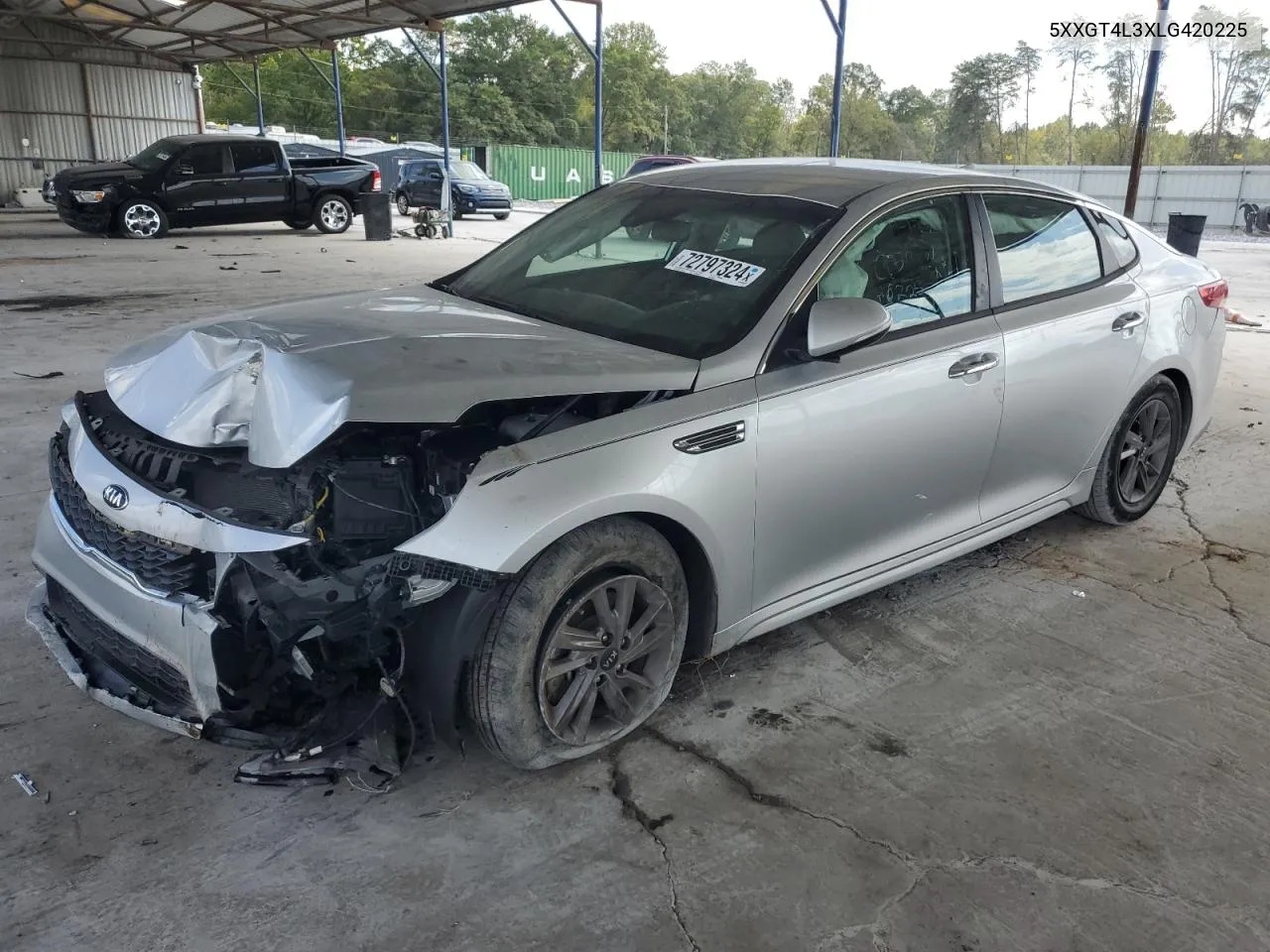 2020 Kia Optima Lx VIN: 5XXGT4L3XLG420225 Lot: 72797324