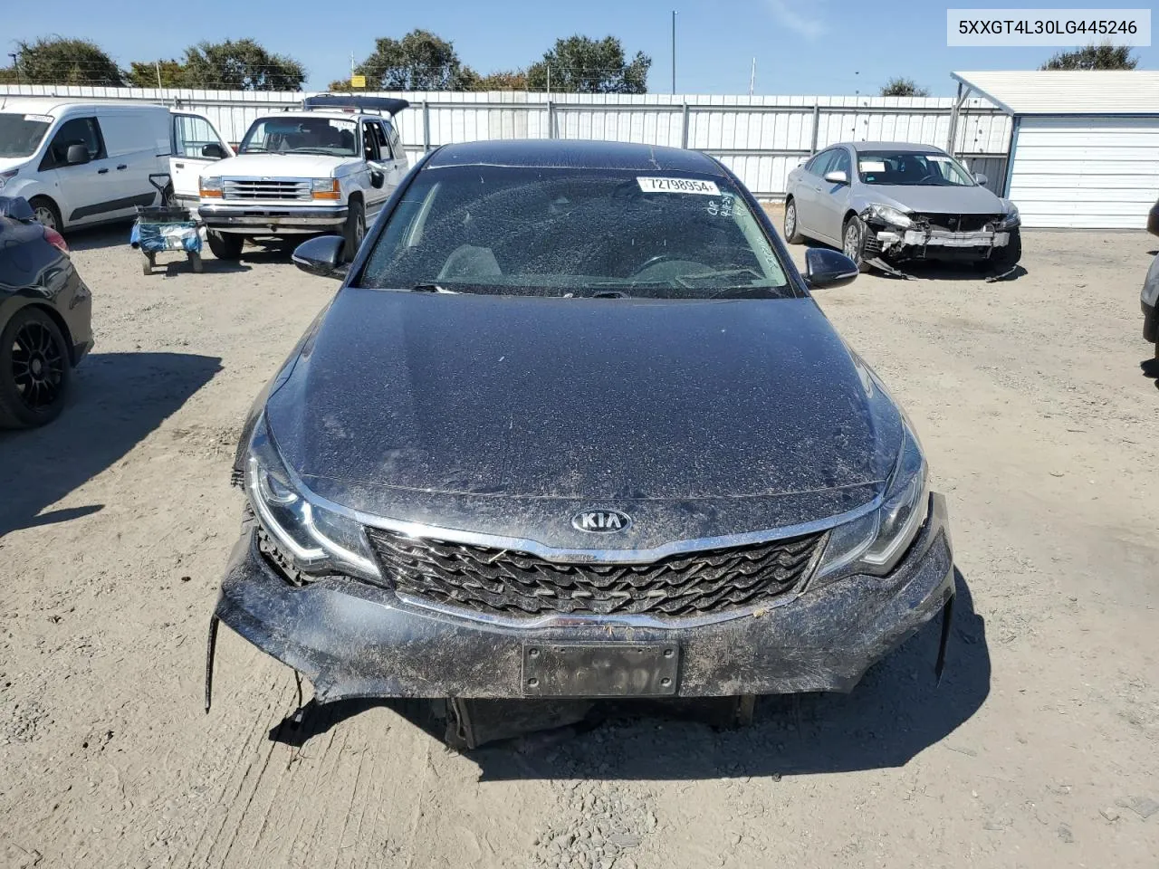 2020 Kia Optima Lx VIN: 5XXGT4L30LG445246 Lot: 72798954