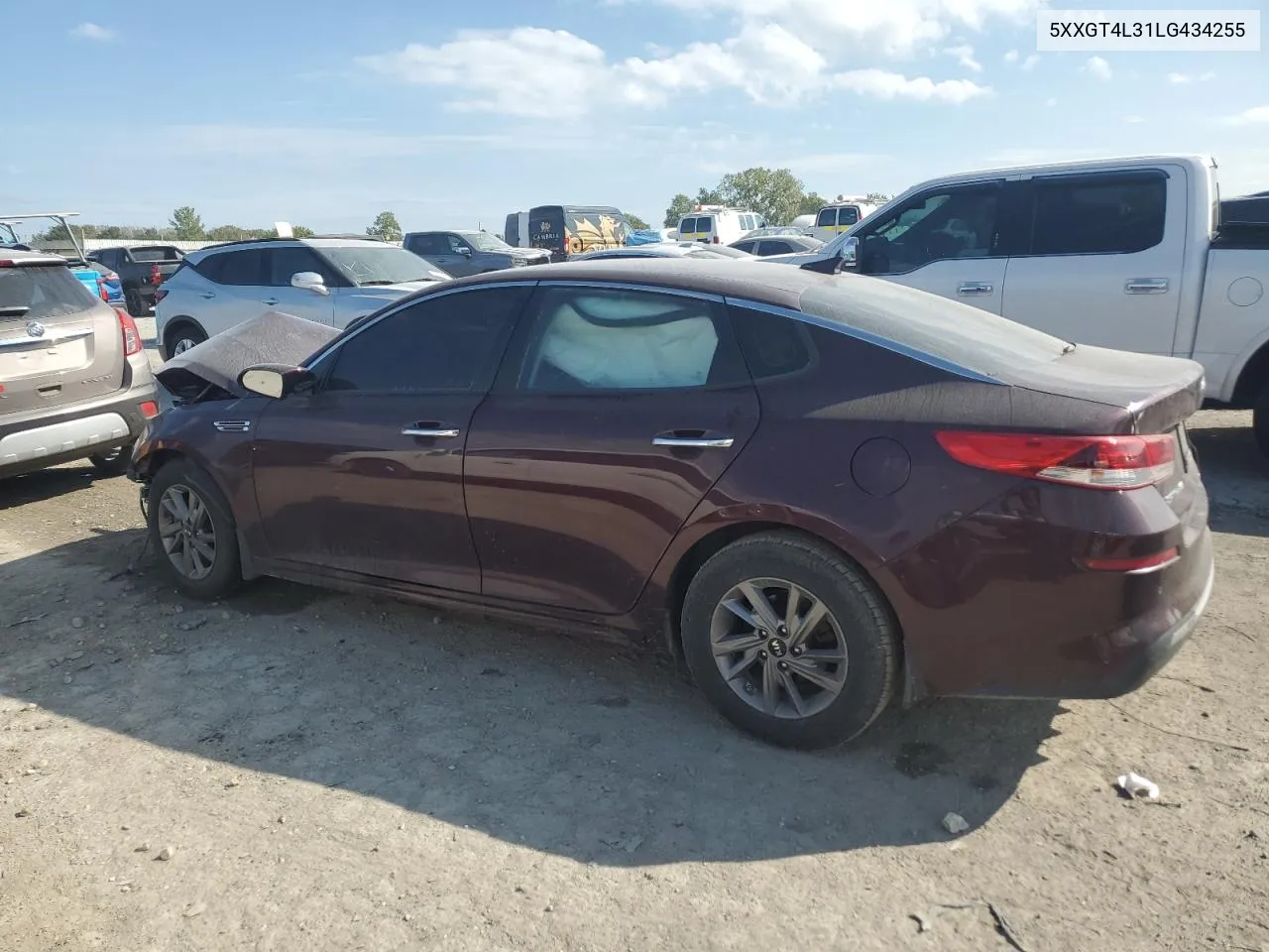 2020 Kia Optima Lx VIN: 5XXGT4L31LG434255 Lot: 73064644