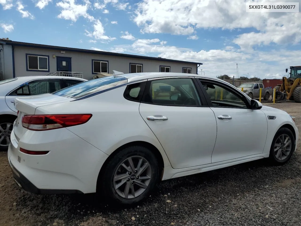 2020 Kia Optima Lx VIN: 5XXGT4L31LG390077 Lot: 73257374