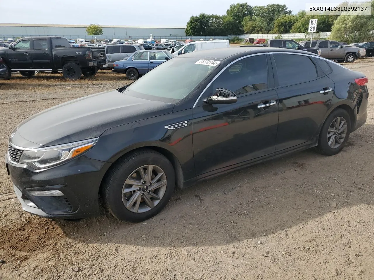 2020 Kia Optima Lx VIN: 5XXGT4L33LG392137 Lot: 73278744