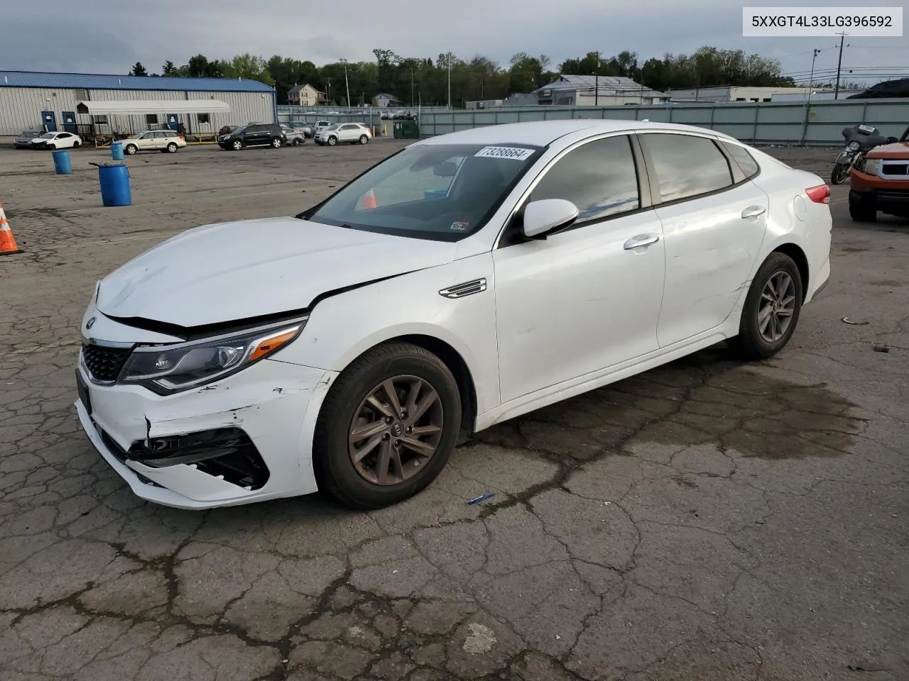 2020 Kia Optima Lx VIN: 5XXGT4L33LG396592 Lot: 73288664