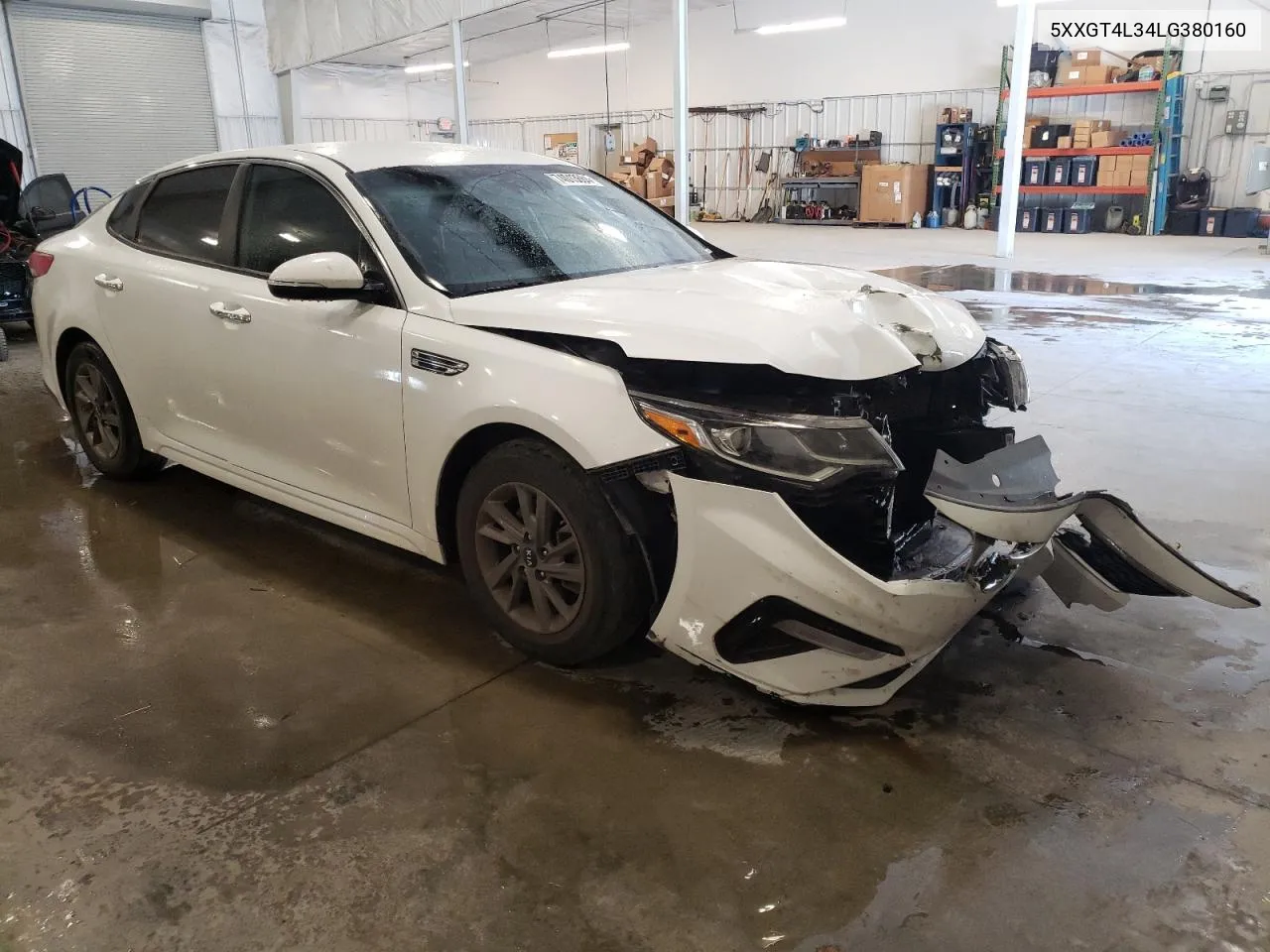 2020 Kia Optima Lx VIN: 5XXGT4L34LG380160 Lot: 74013664