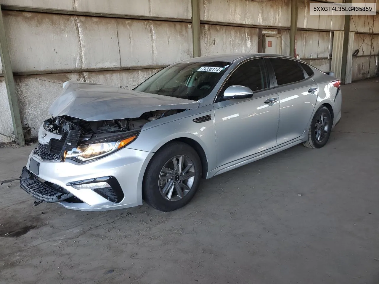 5XXGT4L35LG435859 2020 Kia Optima Lx