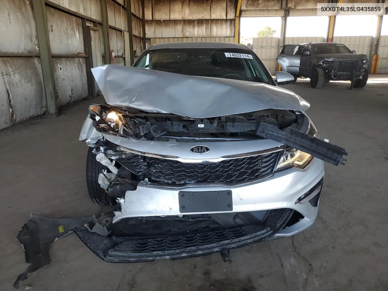 2020 Kia Optima Lx VIN: 5XXGT4L35LG435859 Lot: 74032114