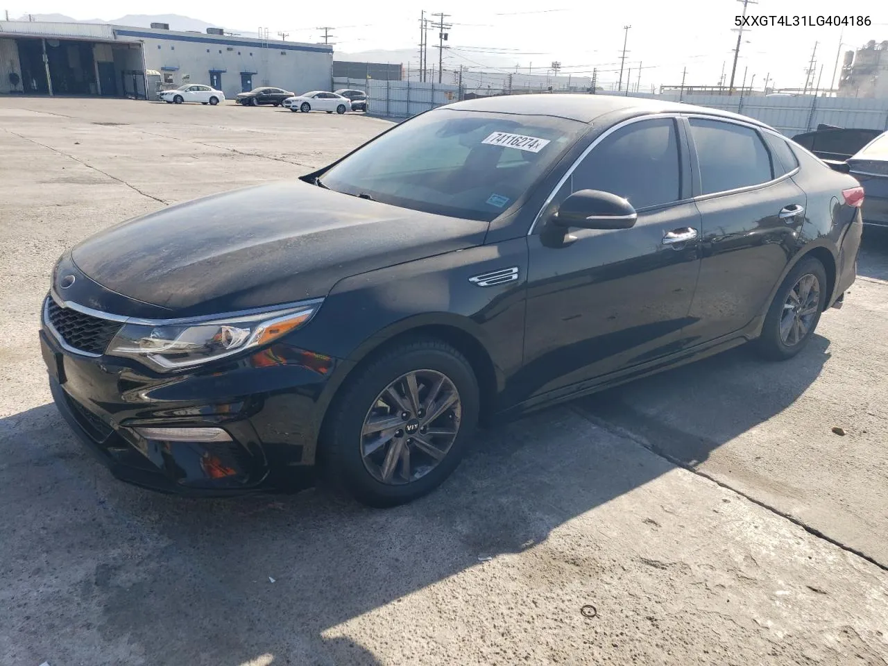 5XXGT4L31LG404186 2020 Kia Optima Lx