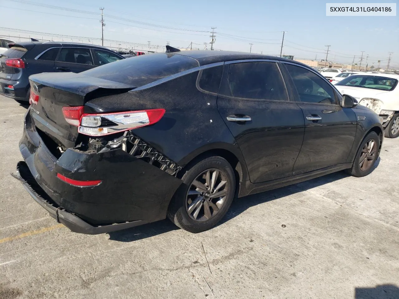 2020 Kia Optima Lx VIN: 5XXGT4L31LG404186 Lot: 74116274