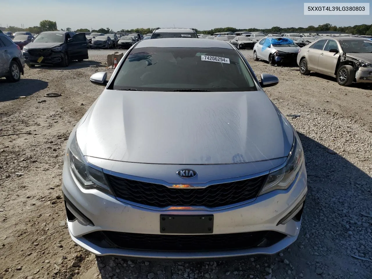 2020 Kia Optima Lx VIN: 5XXGT4L39LG380803 Lot: 74206294