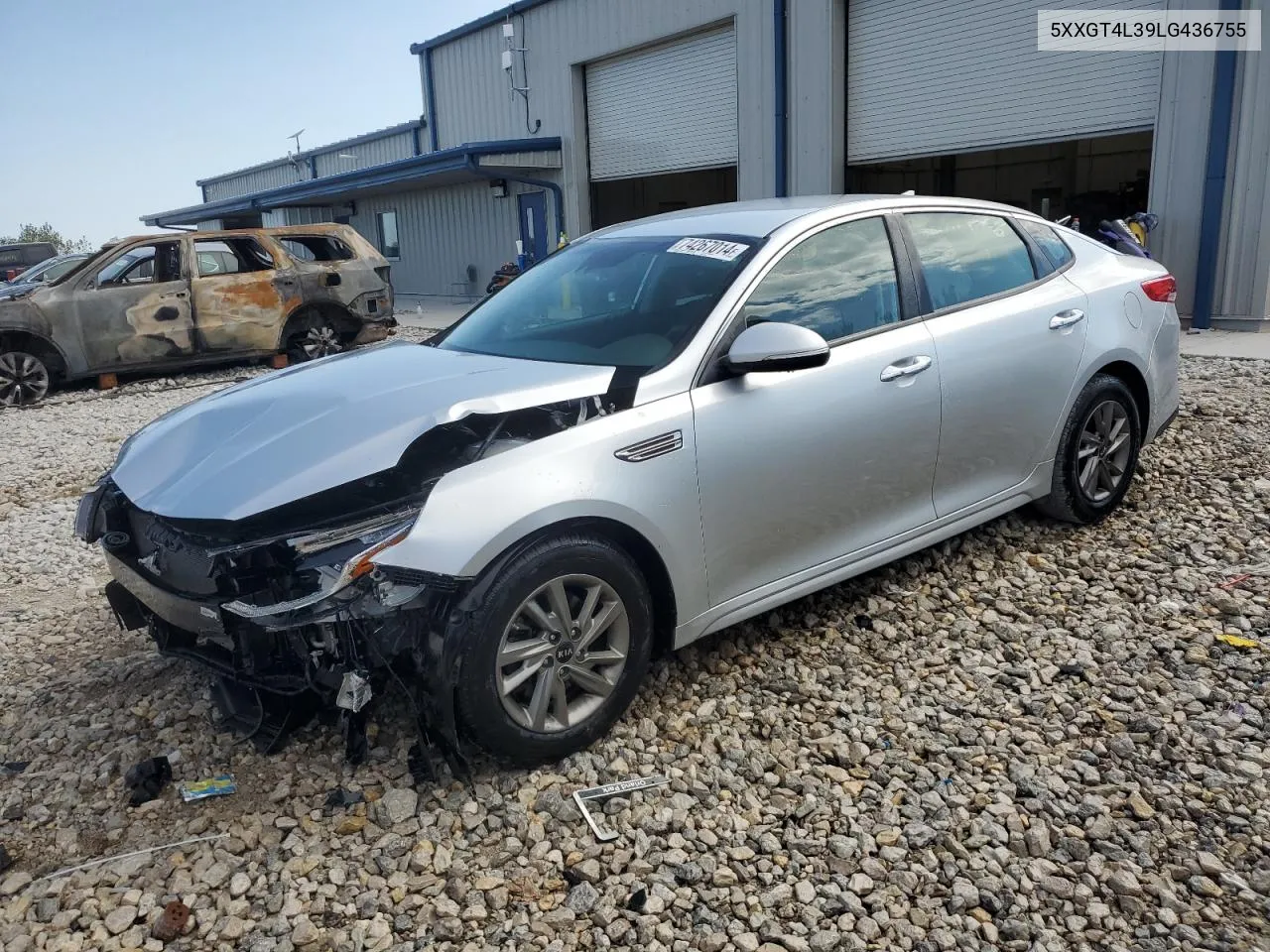 2020 Kia Optima Lx VIN: 5XXGT4L39LG436755 Lot: 74267014