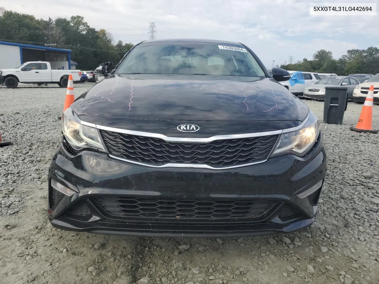 2020 Kia Optima Lx VIN: 5XXGT4L31LG442694 Lot: 74305664