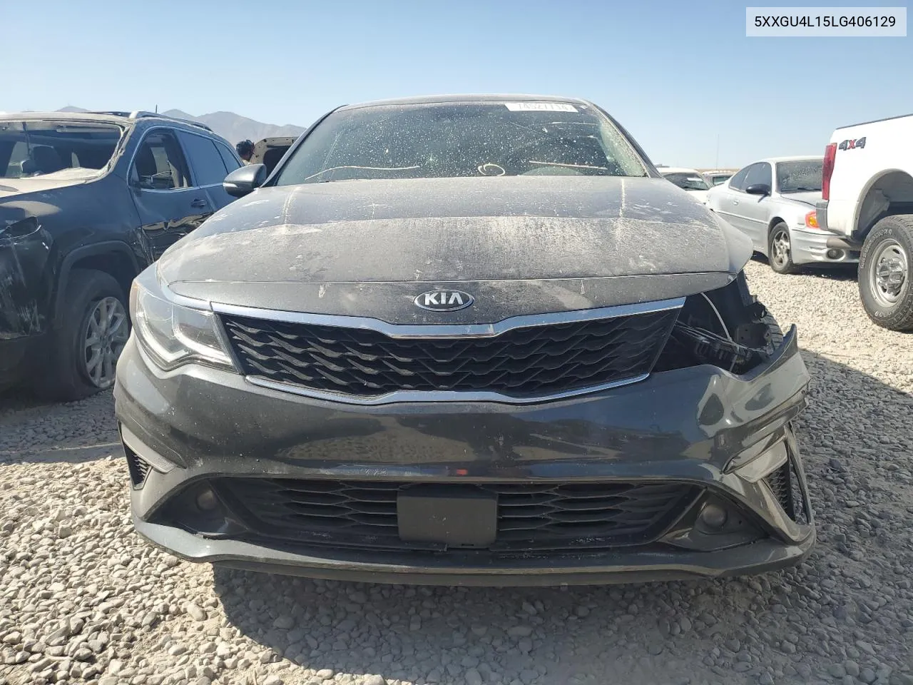 2020 Kia Optima Ex VIN: 5XXGU4L15LG406129 Lot: 74527714