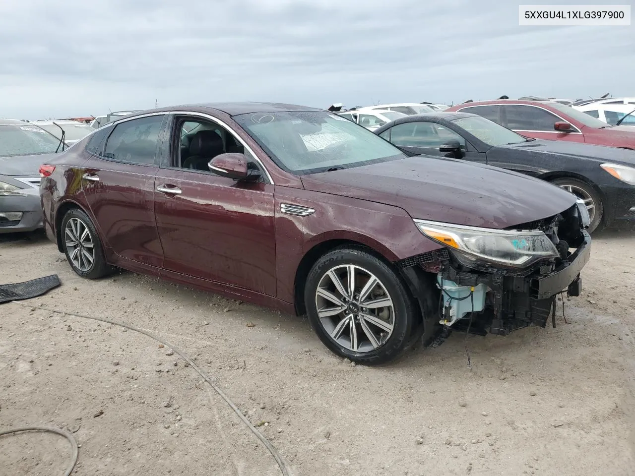 2020 Kia Optima Ex VIN: 5XXGU4L1XLG397900 Lot: 74607454