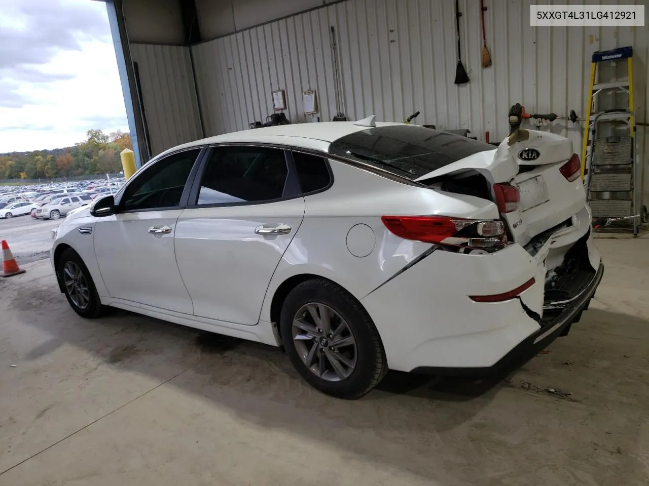 2020 Kia Optima Lx VIN: 5XXGT4L31LG412921 Lot: 75323914