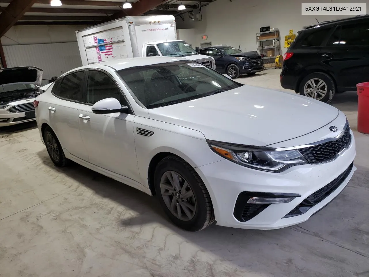 2020 Kia Optima Lx VIN: 5XXGT4L31LG412921 Lot: 75323914