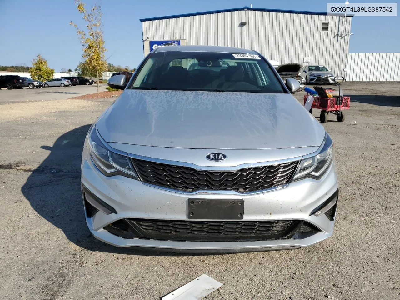 2020 Kia Optima Lx VIN: 5XXGT4L39LG387542 Lot: 75357164