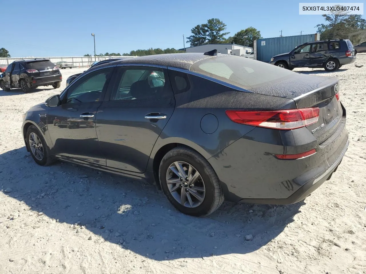 2020 Kia Optima Lx VIN: 5XXGT4L3XLG407474 Lot: 75619144