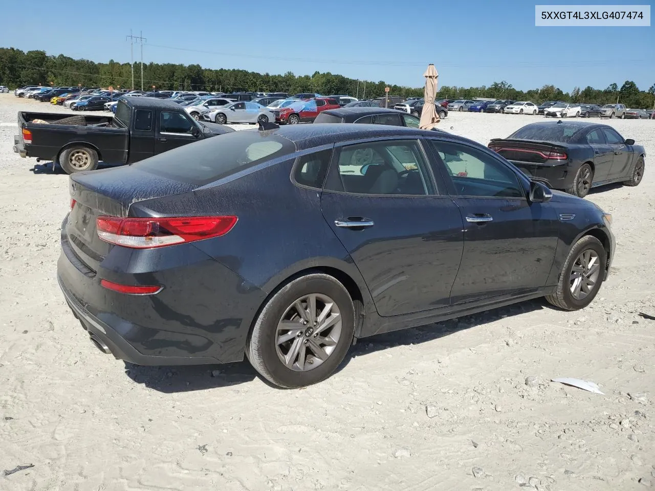 2020 Kia Optima Lx VIN: 5XXGT4L3XLG407474 Lot: 75619144