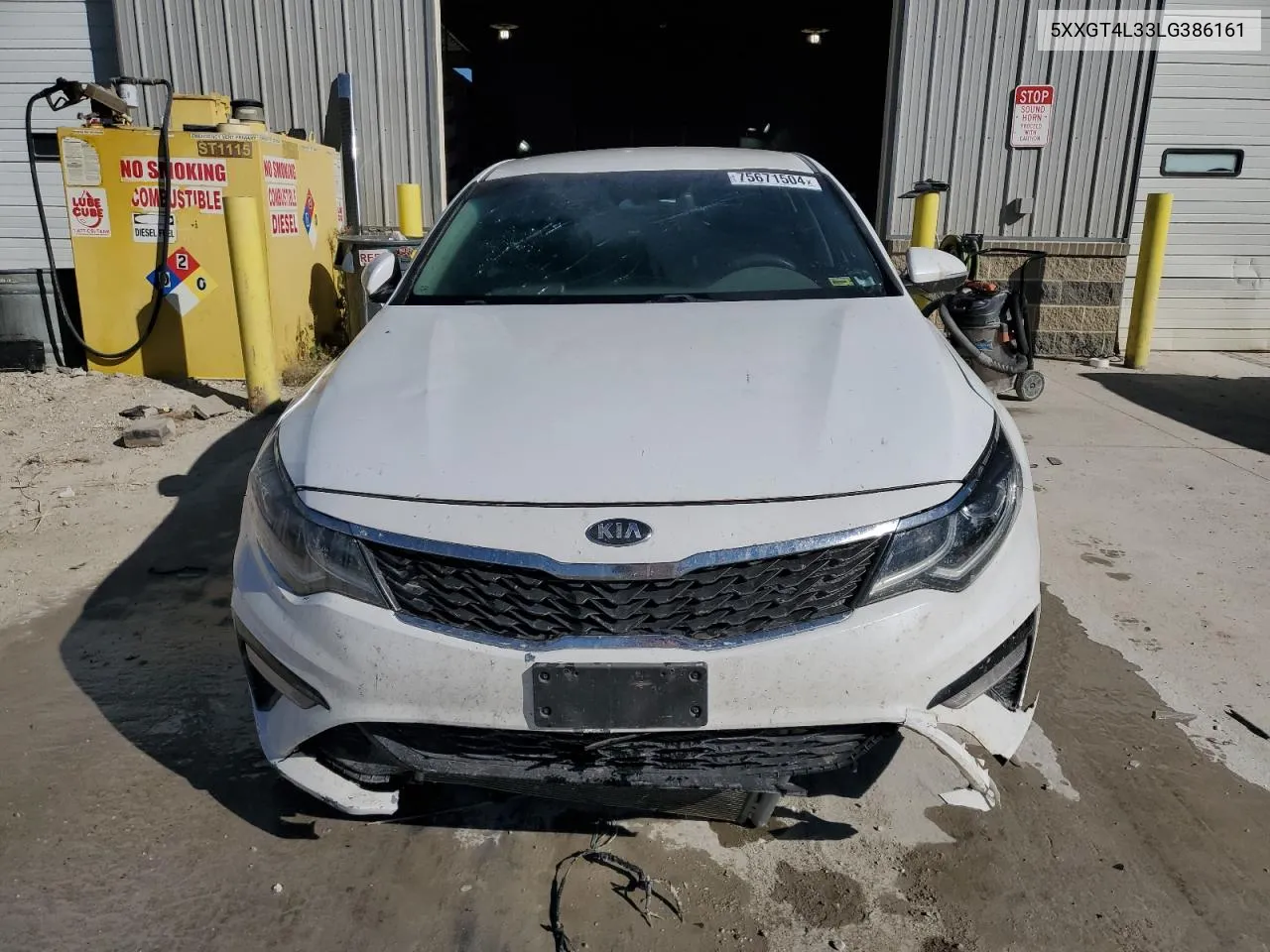 2020 Kia Optima Lx VIN: 5XXGT4L33LG386161 Lot: 75671504