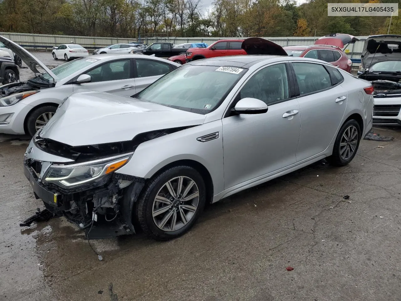 5XXGU4L17LG405435 2020 Kia Optima Ex