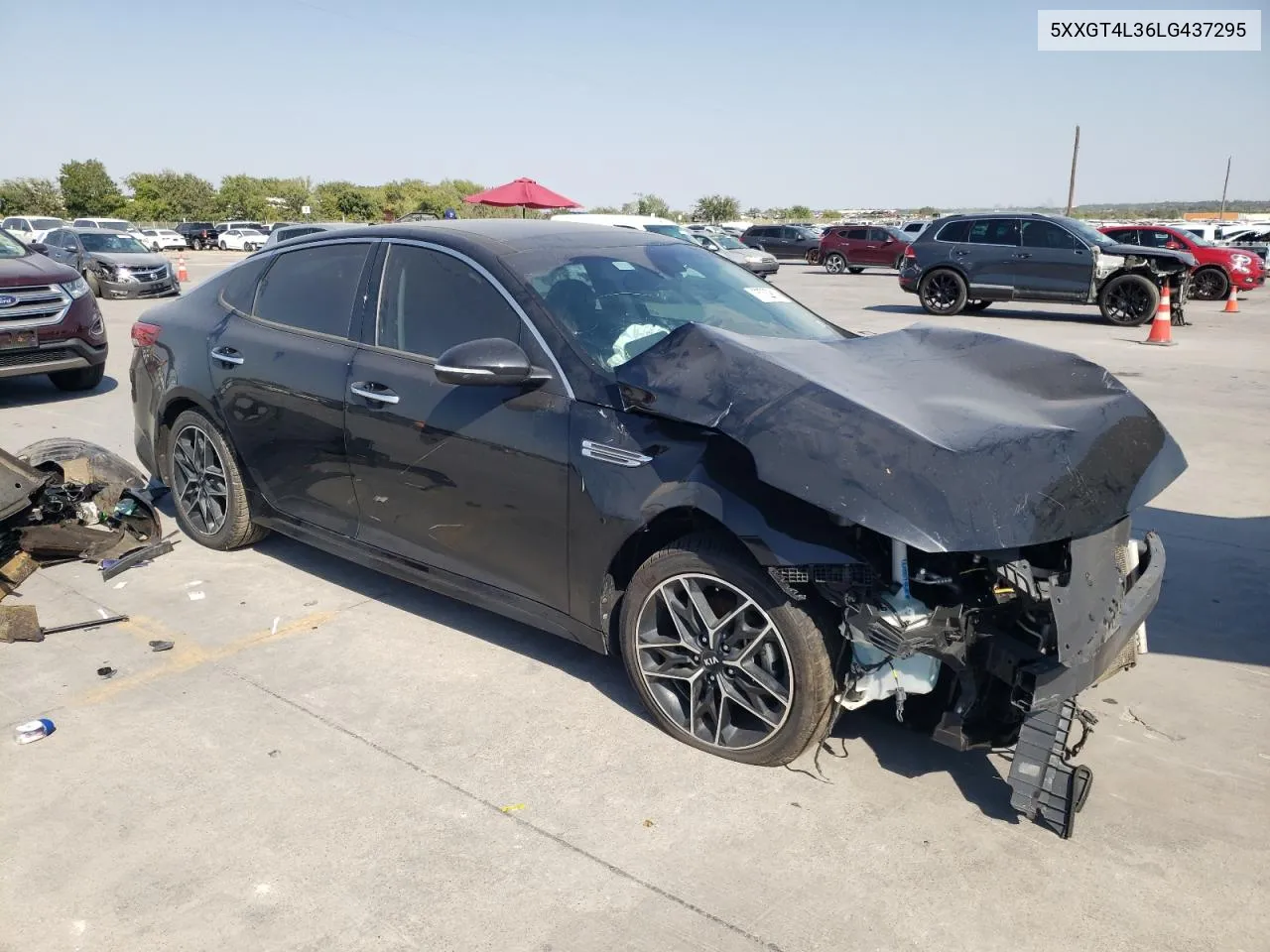 2020 Kia Optima Lx VIN: 5XXGT4L36LG437295 Lot: 75732814