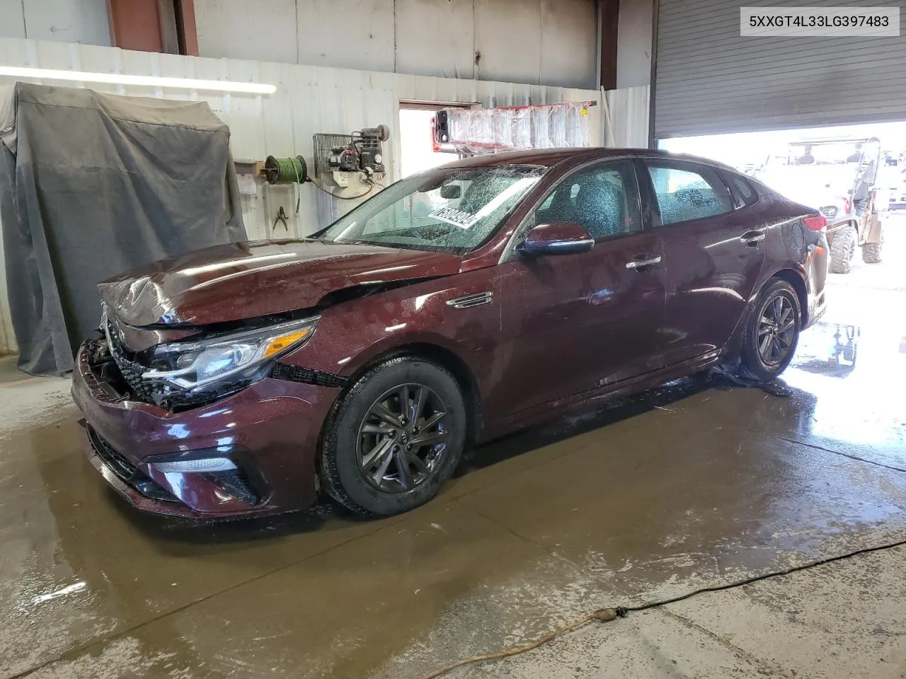 2020 Kia Optima Lx VIN: 5XXGT4L33LG397483 Lot: 75804904