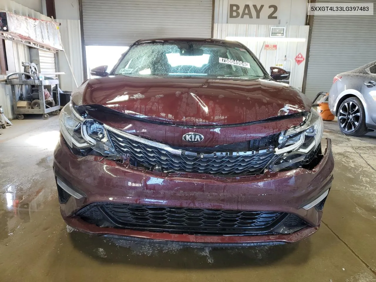 2020 Kia Optima Lx VIN: 5XXGT4L33LG397483 Lot: 75804904