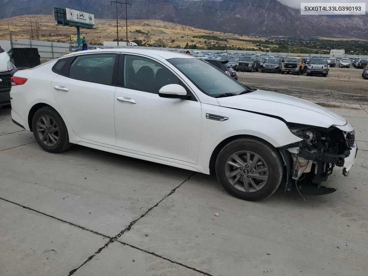 2020 Kia Optima Lx VIN: 5XXGT4L33LG390193 Lot: 75861134