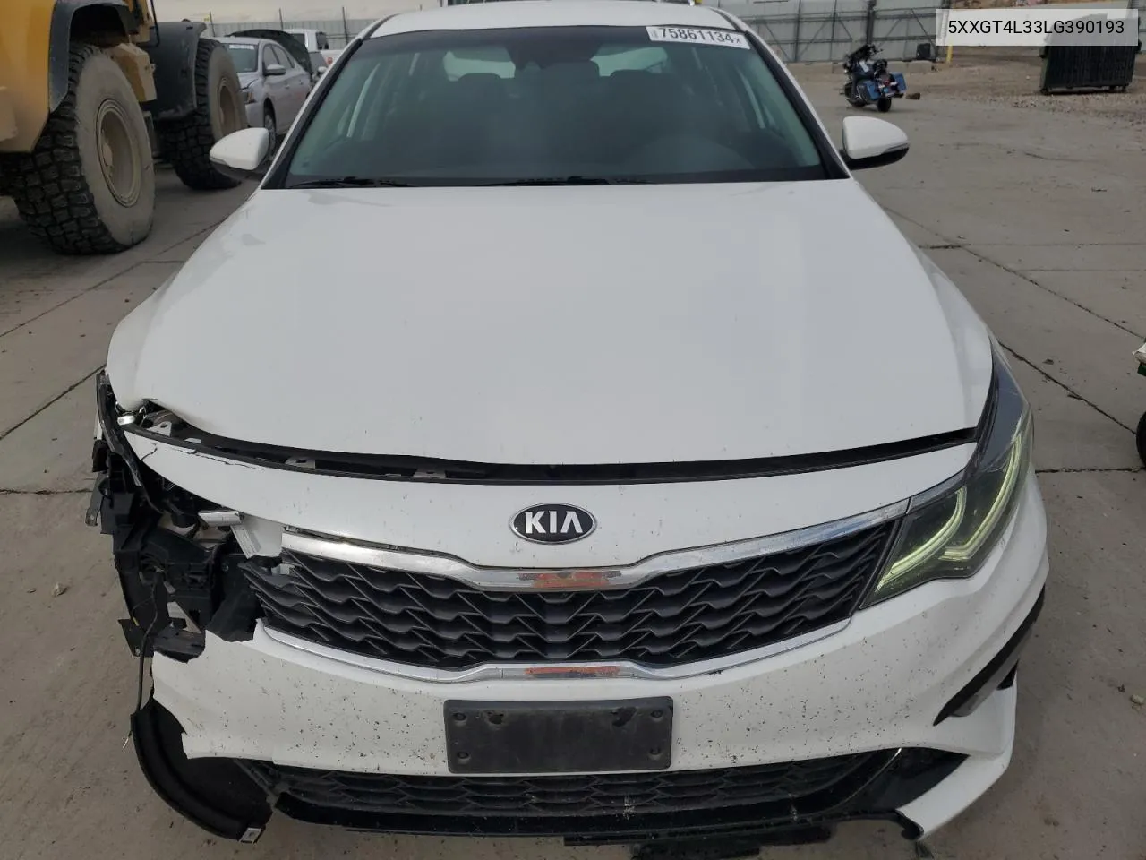 2020 Kia Optima Lx VIN: 5XXGT4L33LG390193 Lot: 75861134