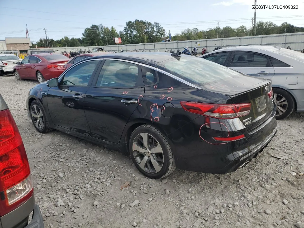 2020 Kia Optima Lx VIN: 5XXGT4L37LG409022 Lot: 75877214