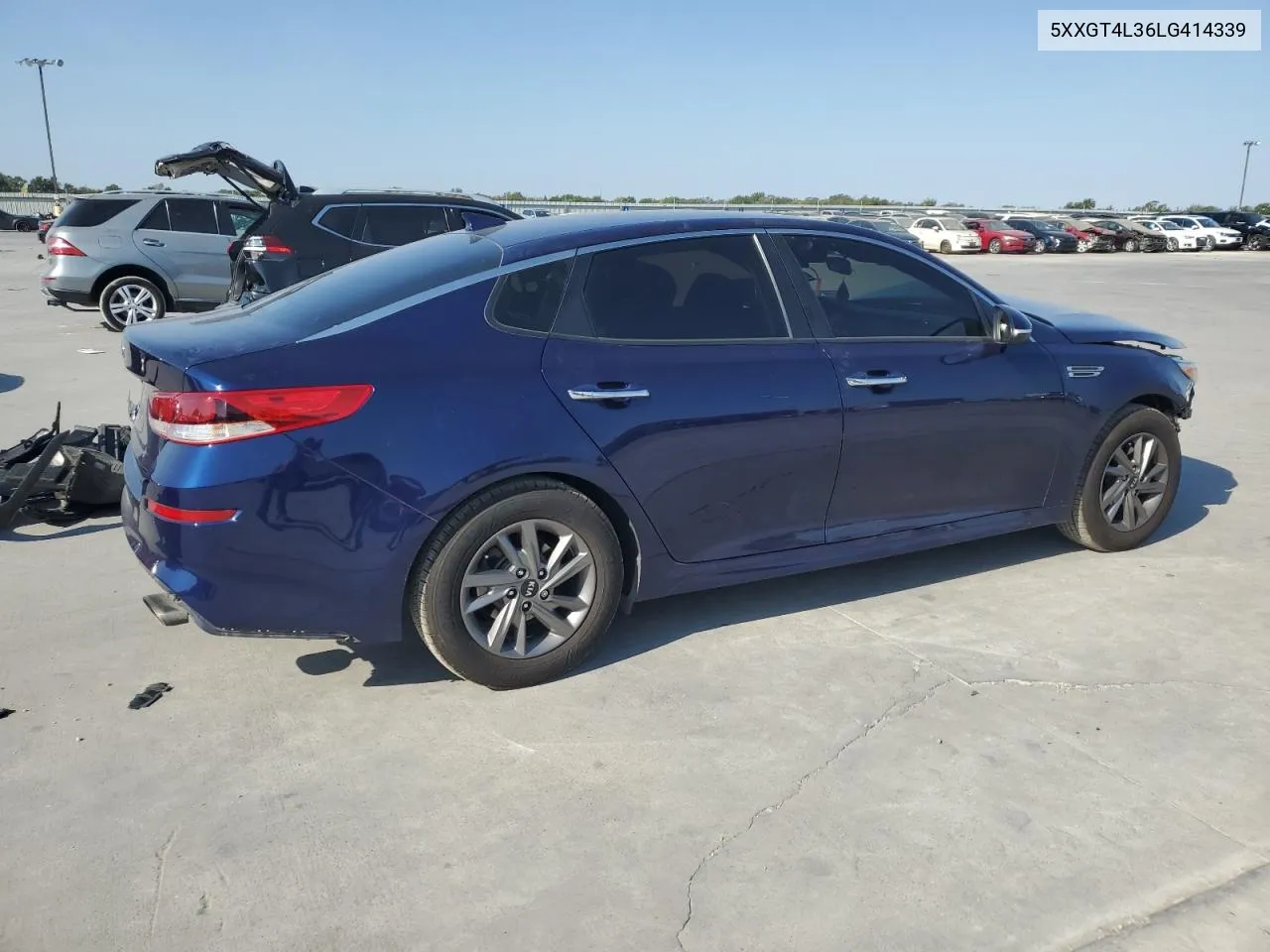 5XXGT4L36LG414339 2020 Kia Optima Lx