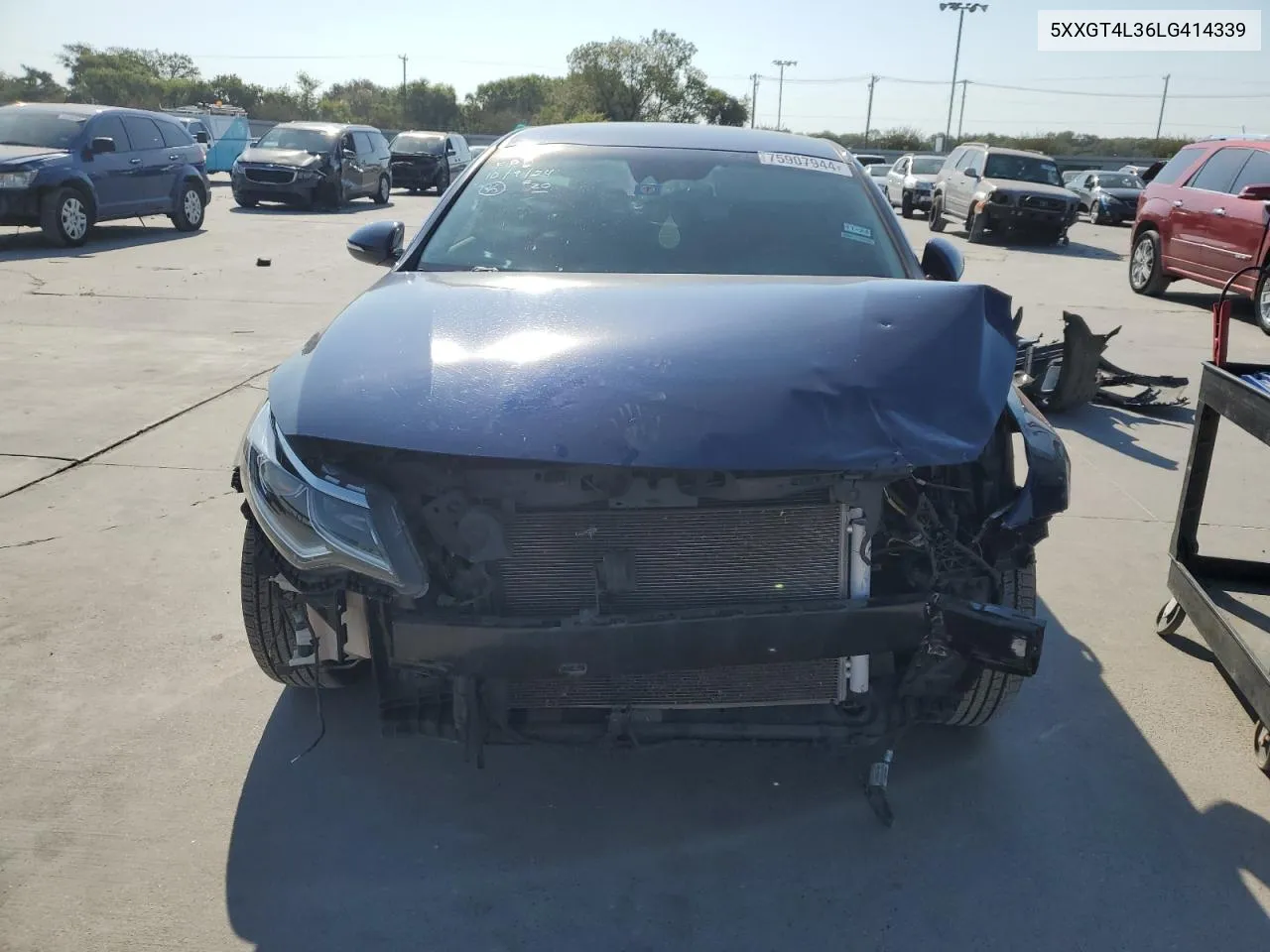 5XXGT4L36LG414339 2020 Kia Optima Lx