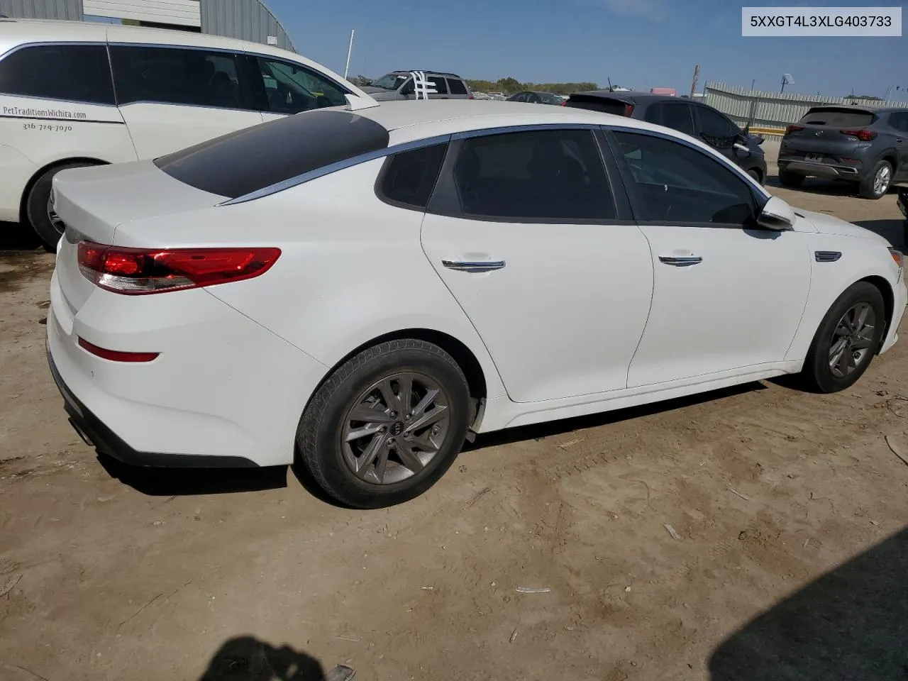 2020 Kia Optima Lx VIN: 5XXGT4L3XLG403733 Lot: 76109134