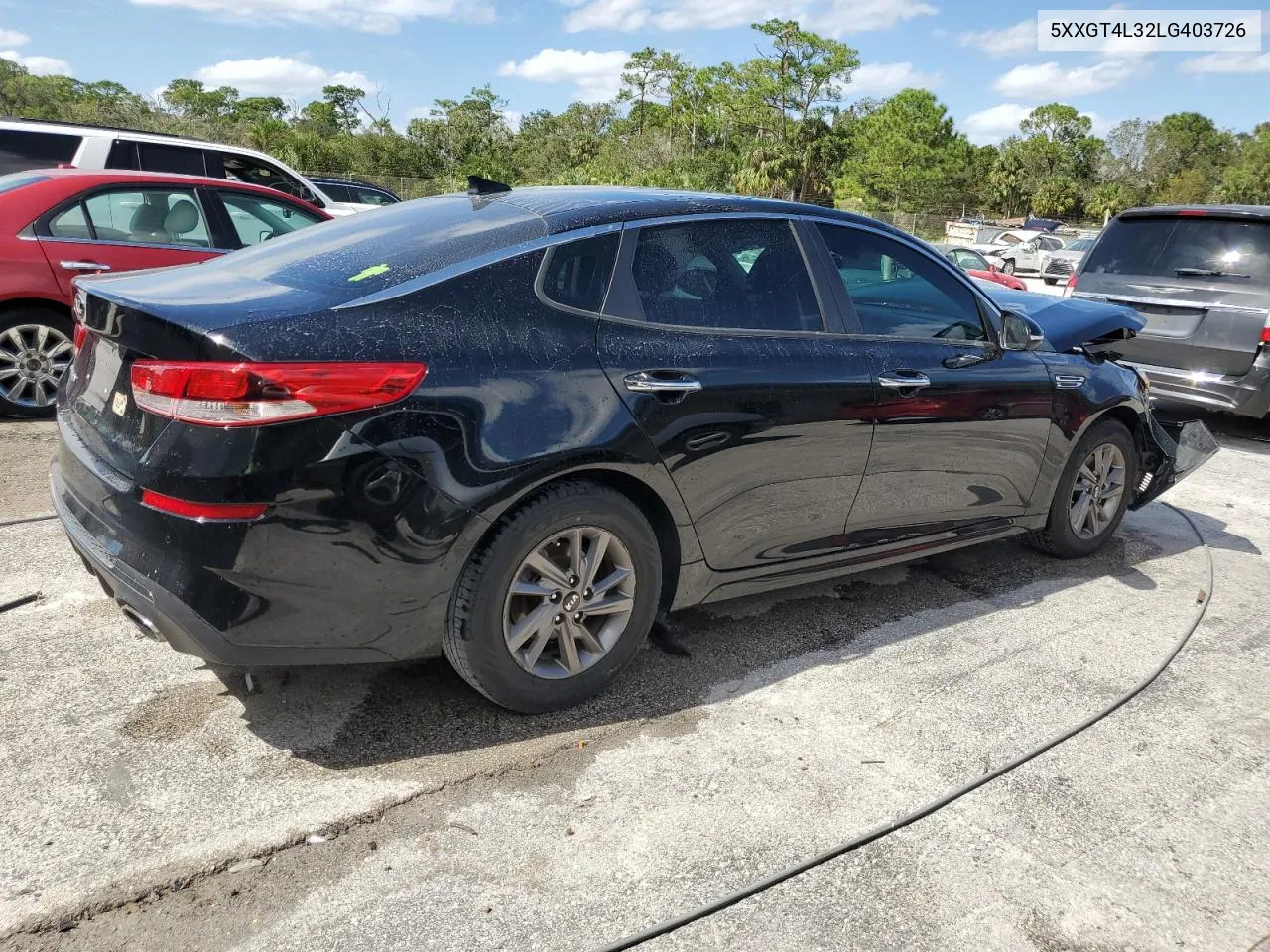 2020 Kia Optima Lx VIN: 5XXGT4L32LG403726 Lot: 76133394