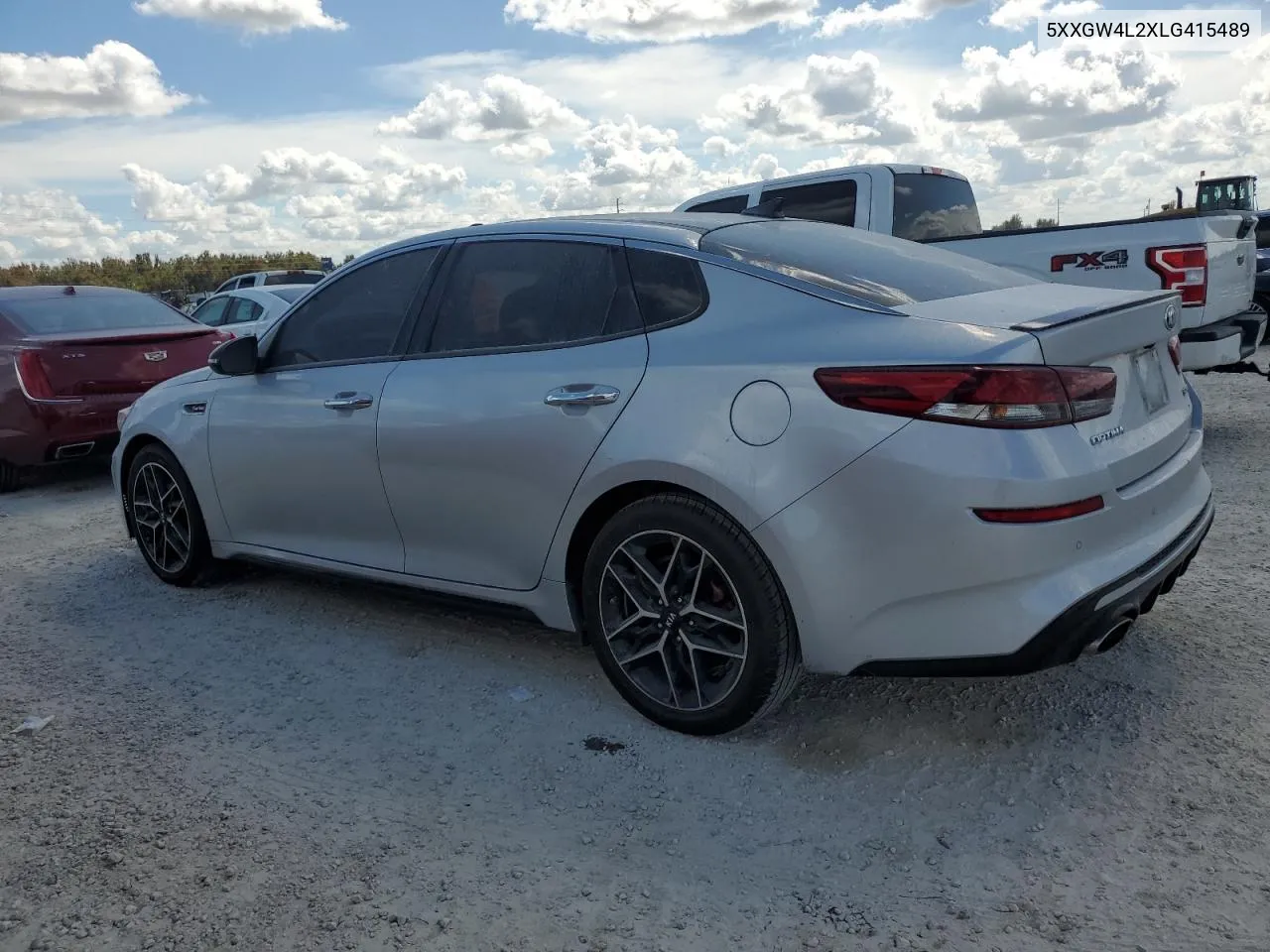 2020 Kia Optima Sx VIN: 5XXGW4L2XLG415489 Lot: 76173134