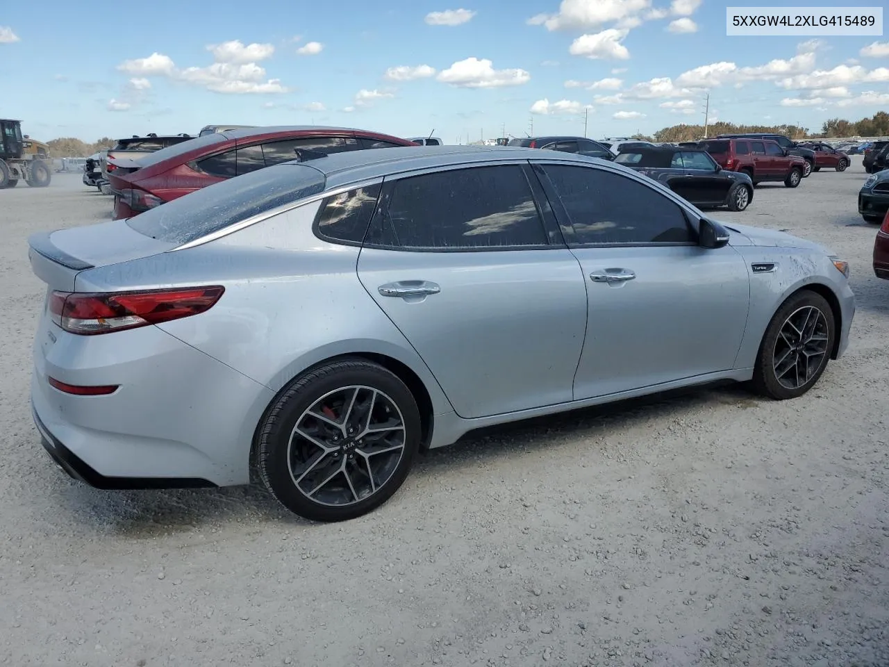 2020 Kia Optima Sx VIN: 5XXGW4L2XLG415489 Lot: 76173134