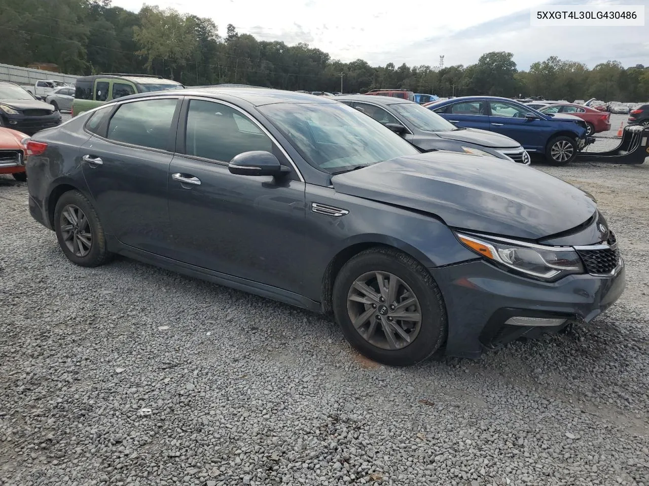 2020 Kia Optima Lx VIN: 5XXGT4L30LG430486 Lot: 76198314