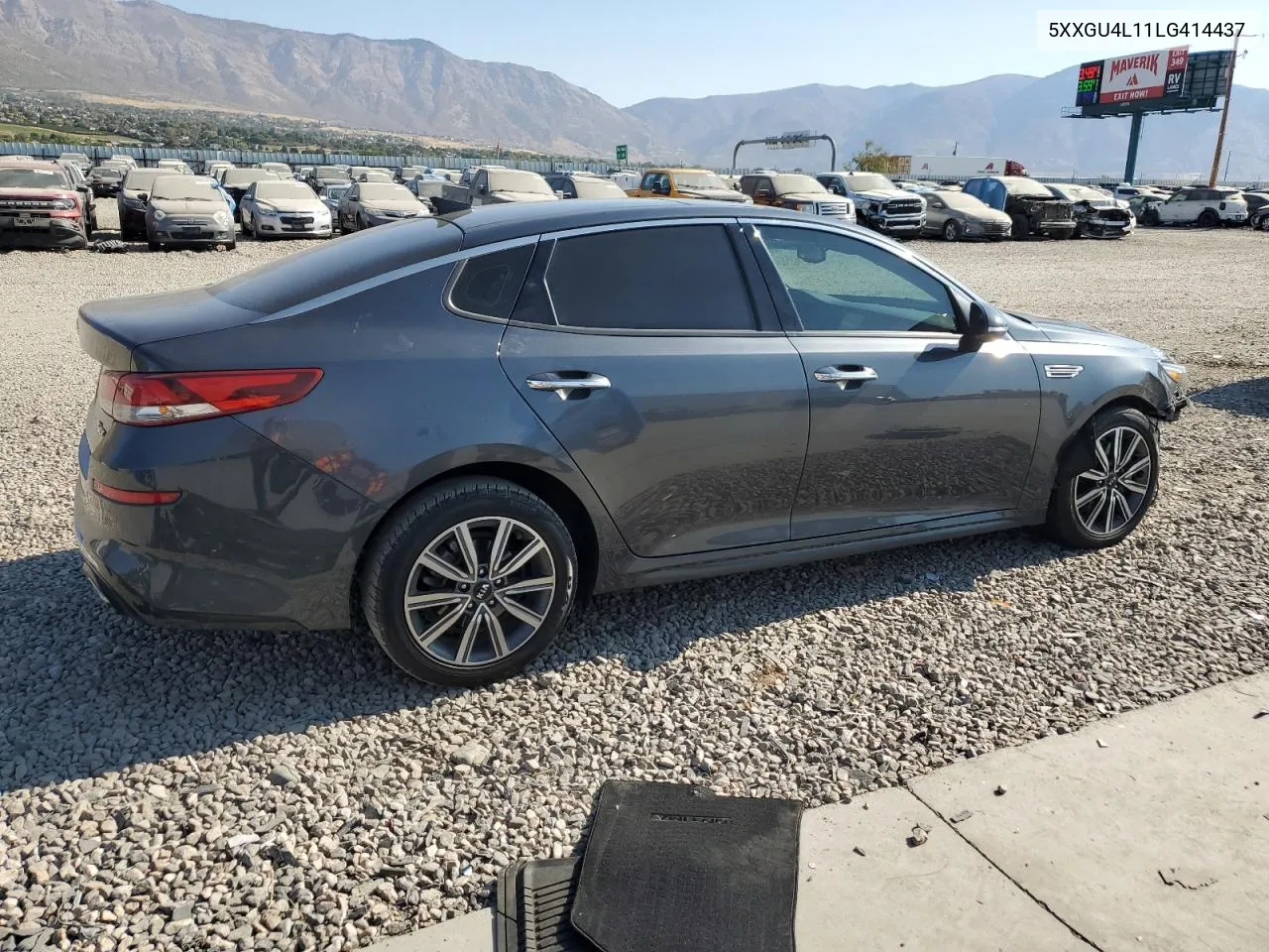 2020 Kia Optima Ex VIN: 5XXGU4L11LG414437 Lot: 76199334