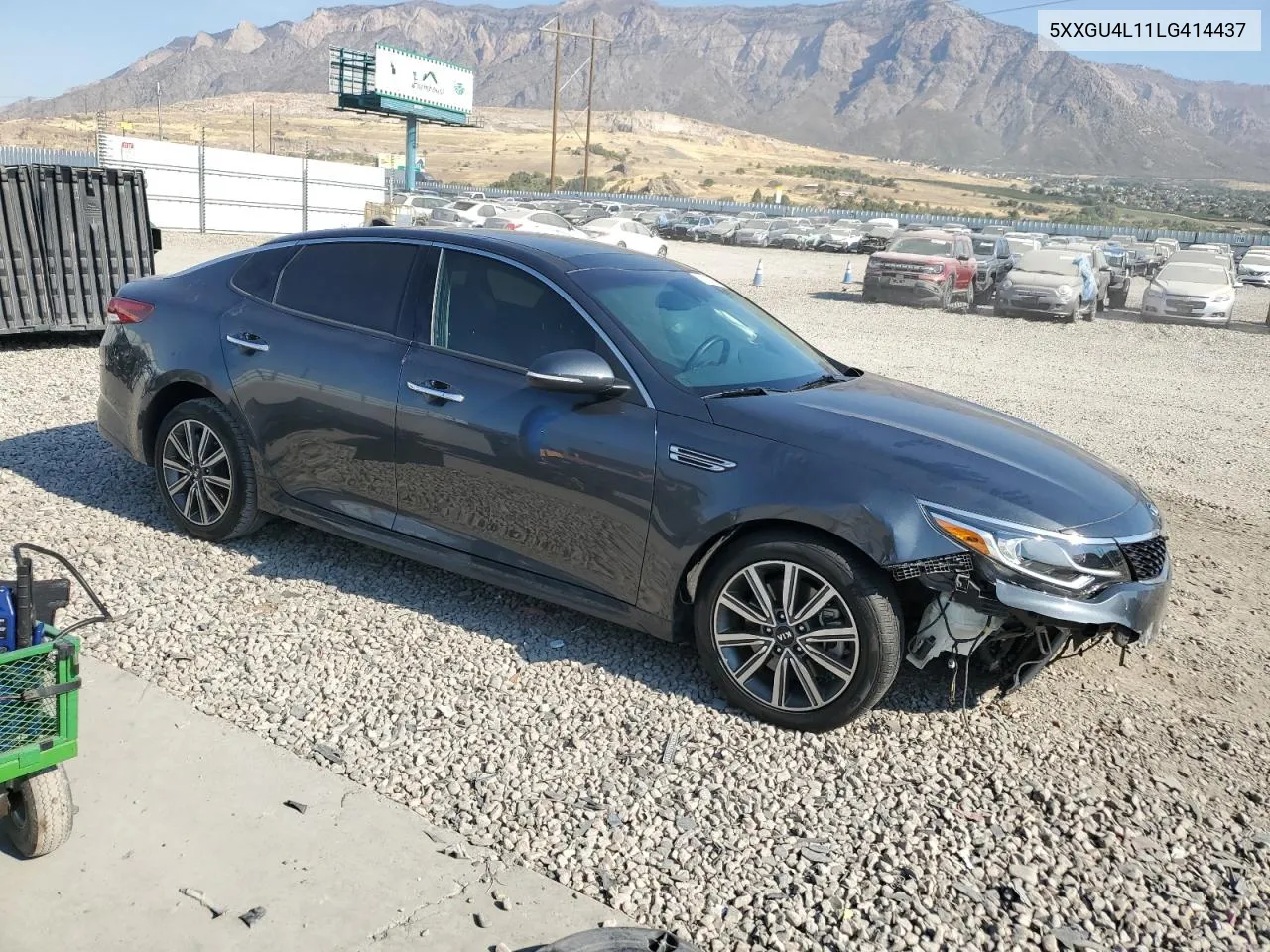 2020 Kia Optima Ex VIN: 5XXGU4L11LG414437 Lot: 76199334