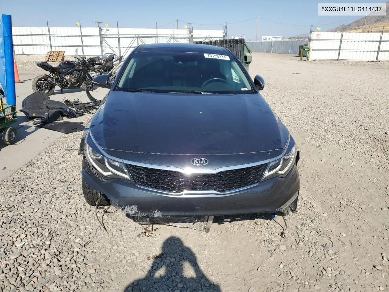 2020 Kia Optima Ex VIN: 5XXGU4L11LG414437 Lot: 76199334