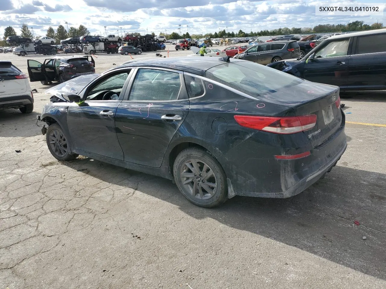 2020 Kia Optima Lx VIN: 5XXGT4L34LG410192 Lot: 76257444