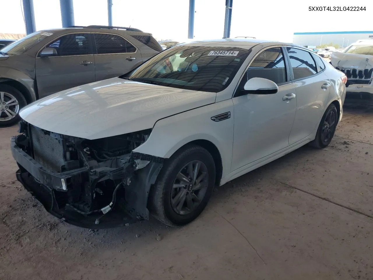 2020 Kia Optima Lx VIN: 5XXGT4L32LG422244 Lot: 76345714