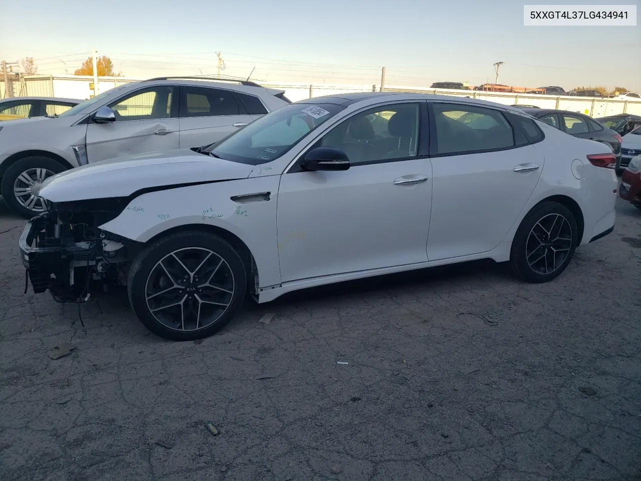 2020 Kia Optima Lx VIN: 5XXGT4L37LG434941 Lot: 76410854