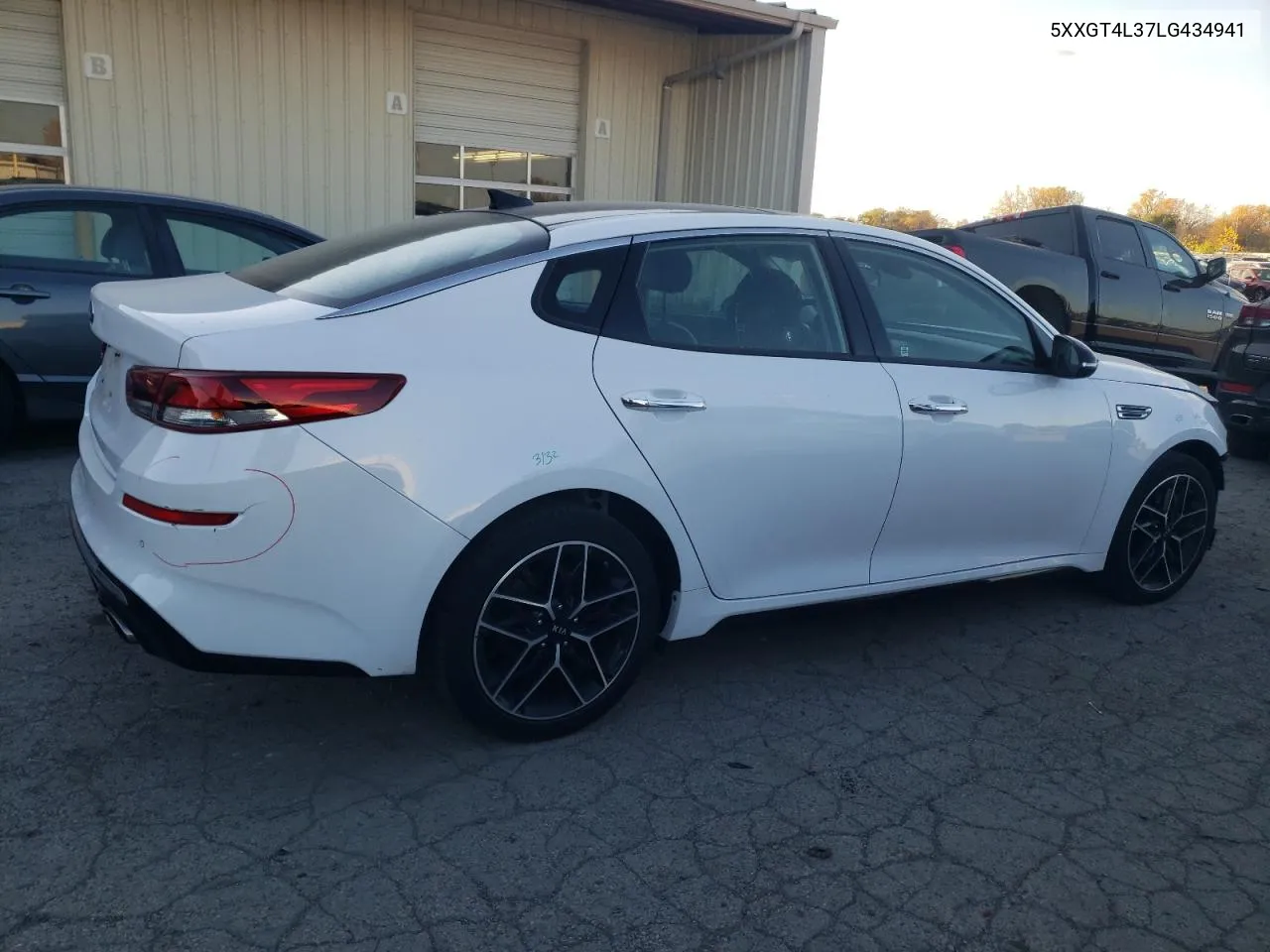 2020 Kia Optima Lx VIN: 5XXGT4L37LG434941 Lot: 76410854