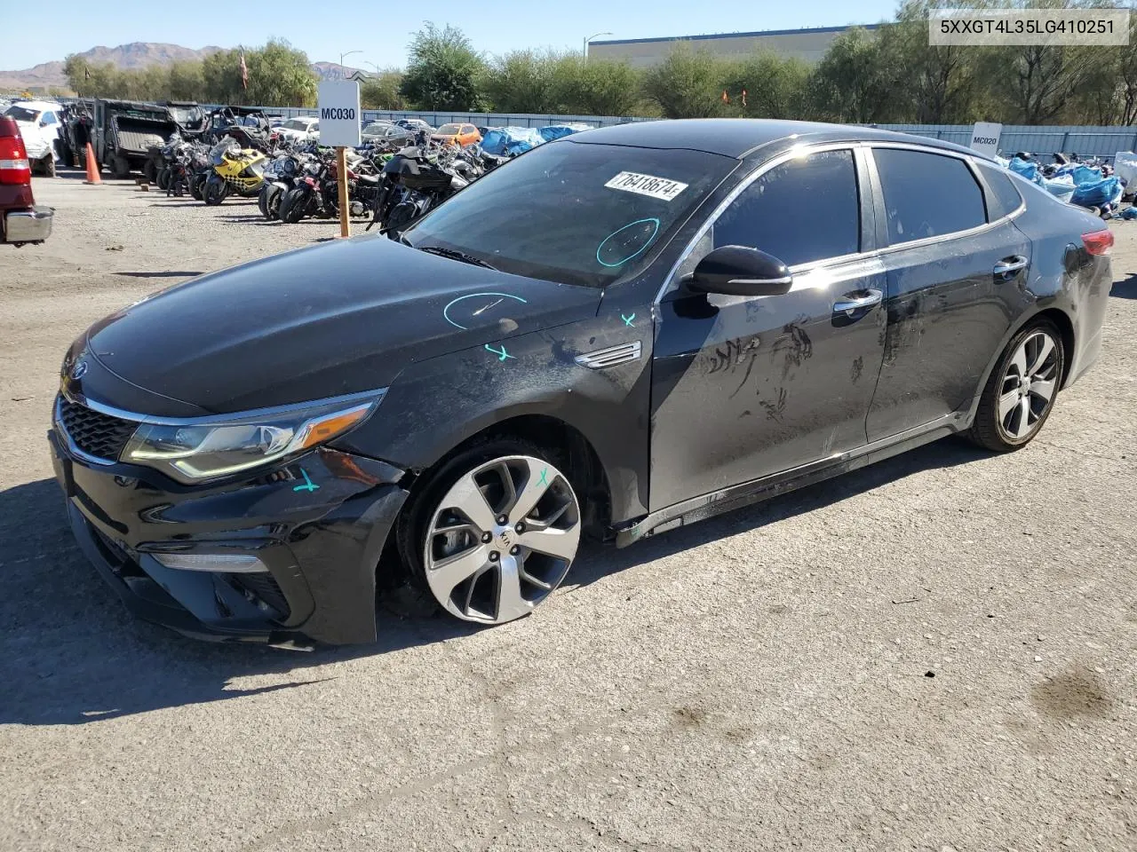 2020 Kia Optima Lx VIN: 5XXGT4L35LG410251 Lot: 76418674