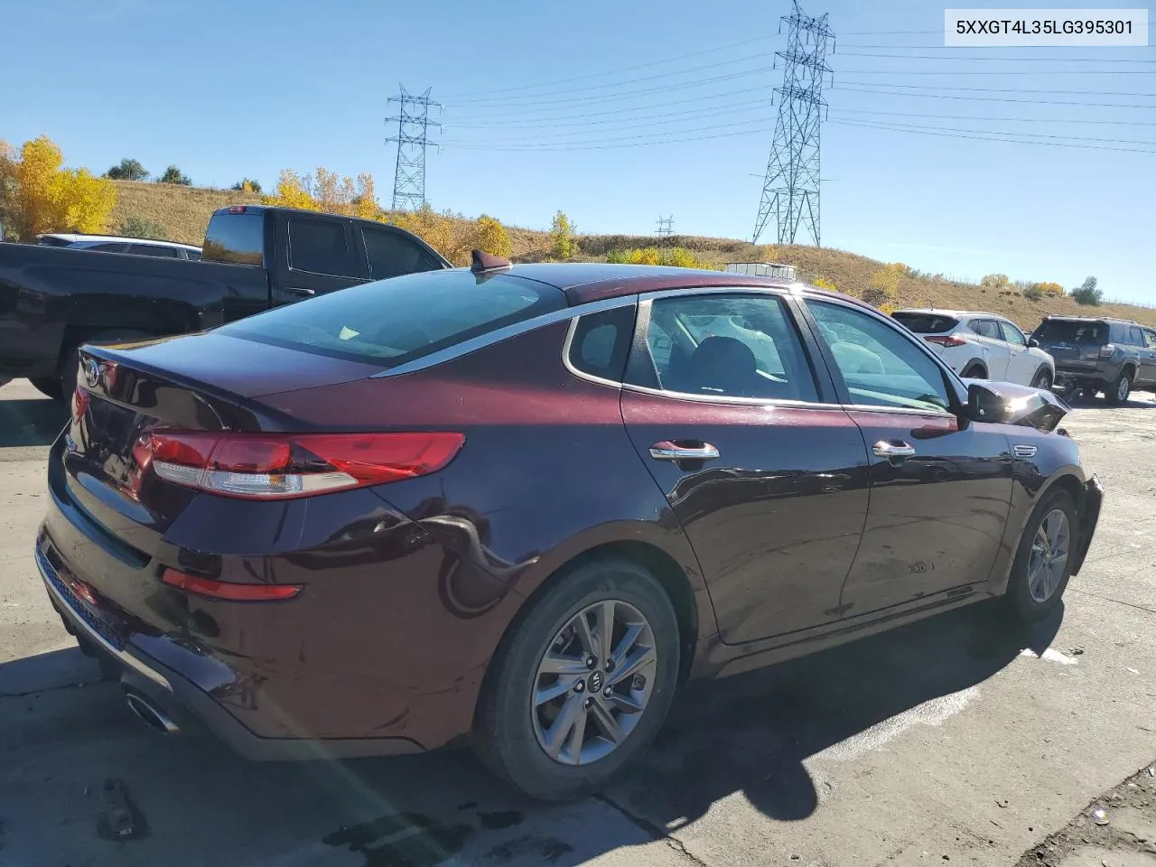 2020 Kia Optima Lx VIN: 5XXGT4L35LG395301 Lot: 76504194